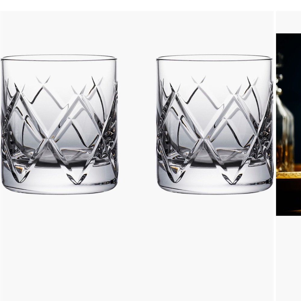NEW Waterford connoisseur  OLANN tumblers set of two